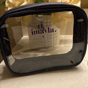 Black Transparent Cosmetic Bag